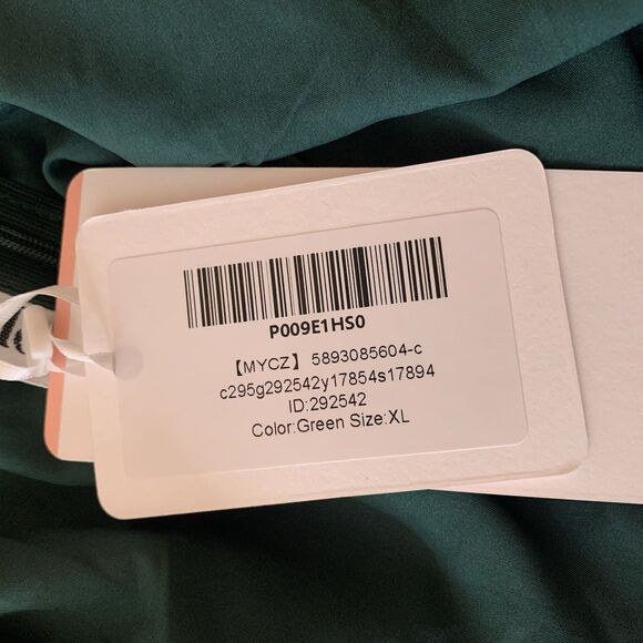 JJ’s House Ruffle Sweetheart Spaghetti Straps A-Line Chiffon Midi Dress Sz XL - Picture 12 of 13